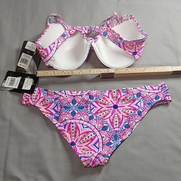 Bathing Suit Marilyn Monroe Swimwear TWO Piece BIKINI NEW MULTICOLOR - Picture 4 of 4